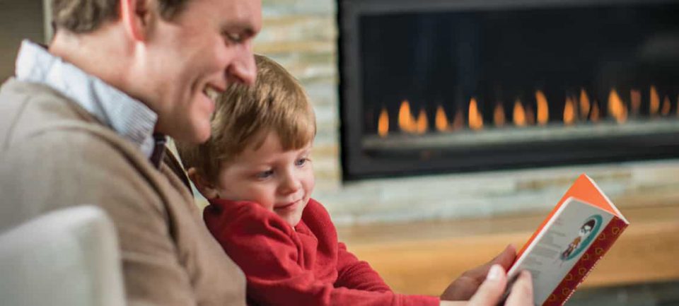 Fireplace propane