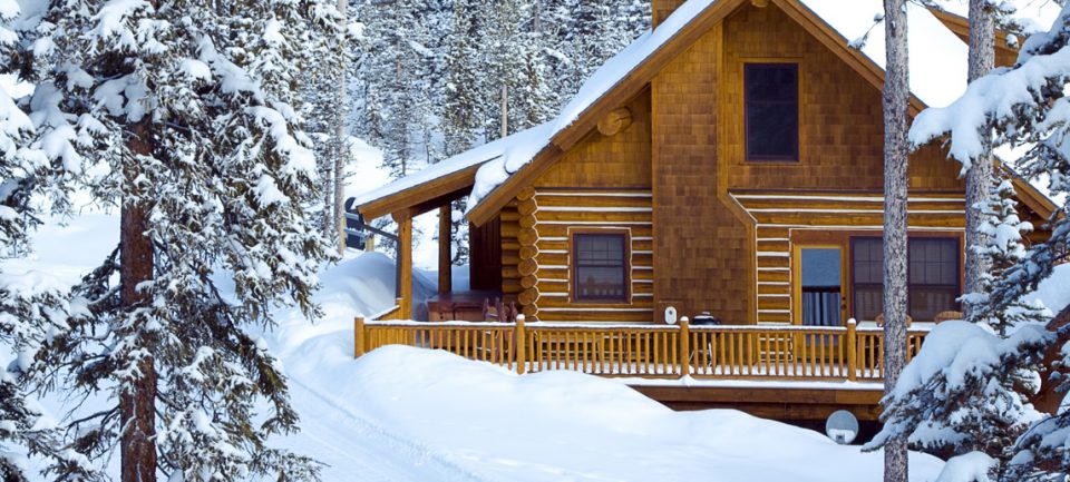 Propane powered vacation home high snowfall area emergency