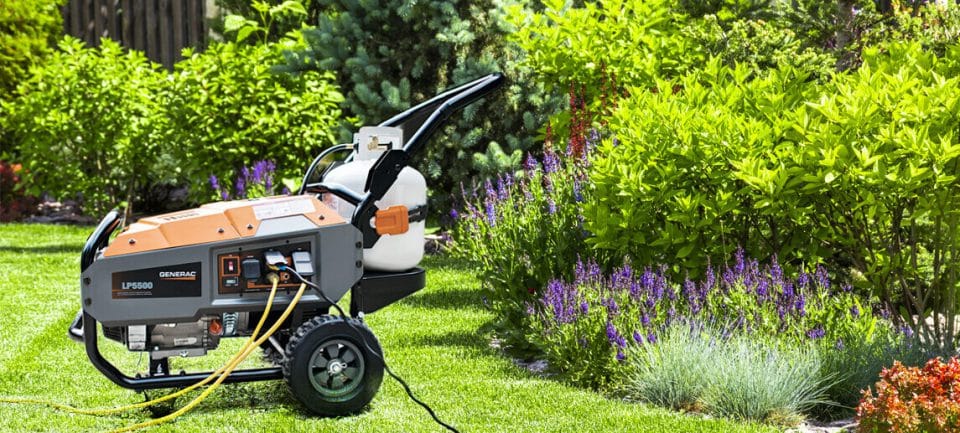 Portable propane generator safety