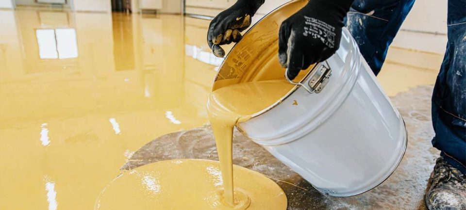 Propane floor finishers for job sites
