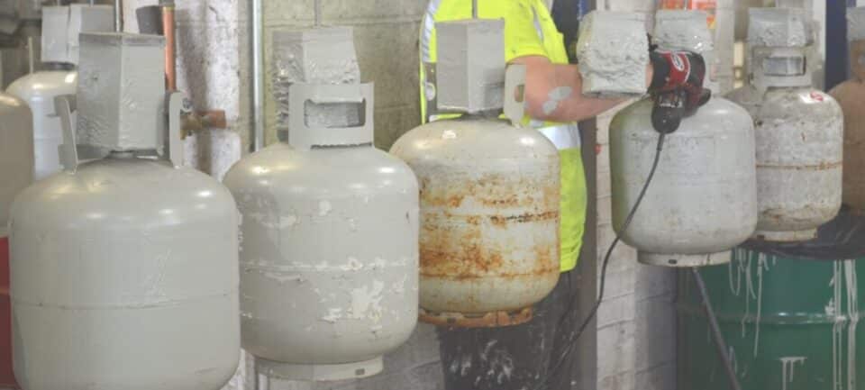 What to do with old propane tanks