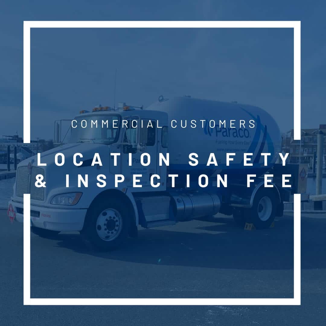 Commercial customers locaton safety fee