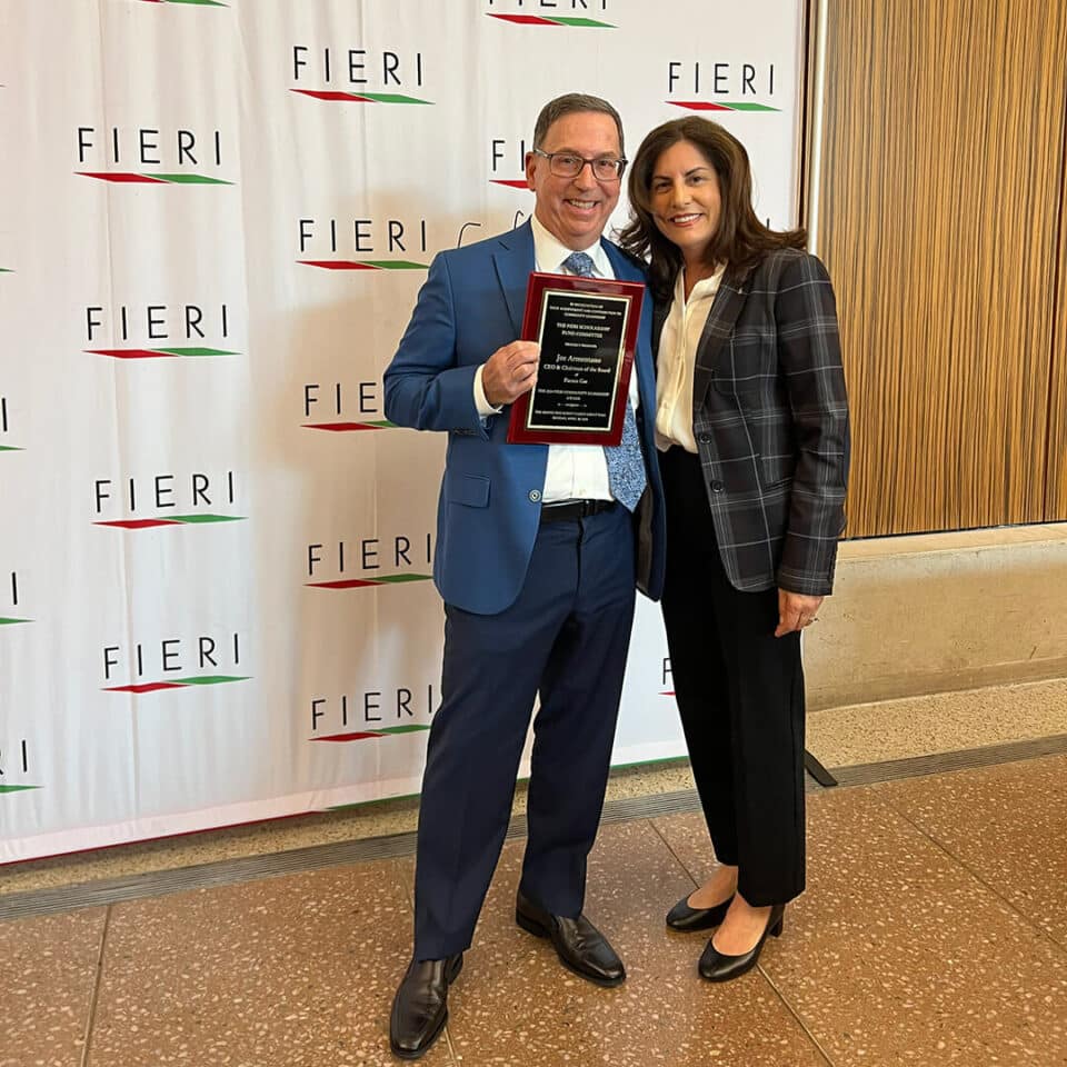 Fieri community leadership award