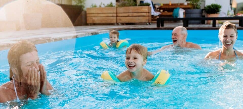 Pools fire pits and pizza ovens reveal time is upon us