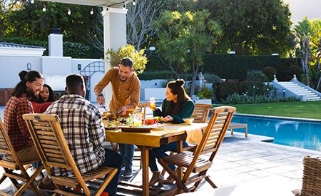 Comfortable outdoor living areas